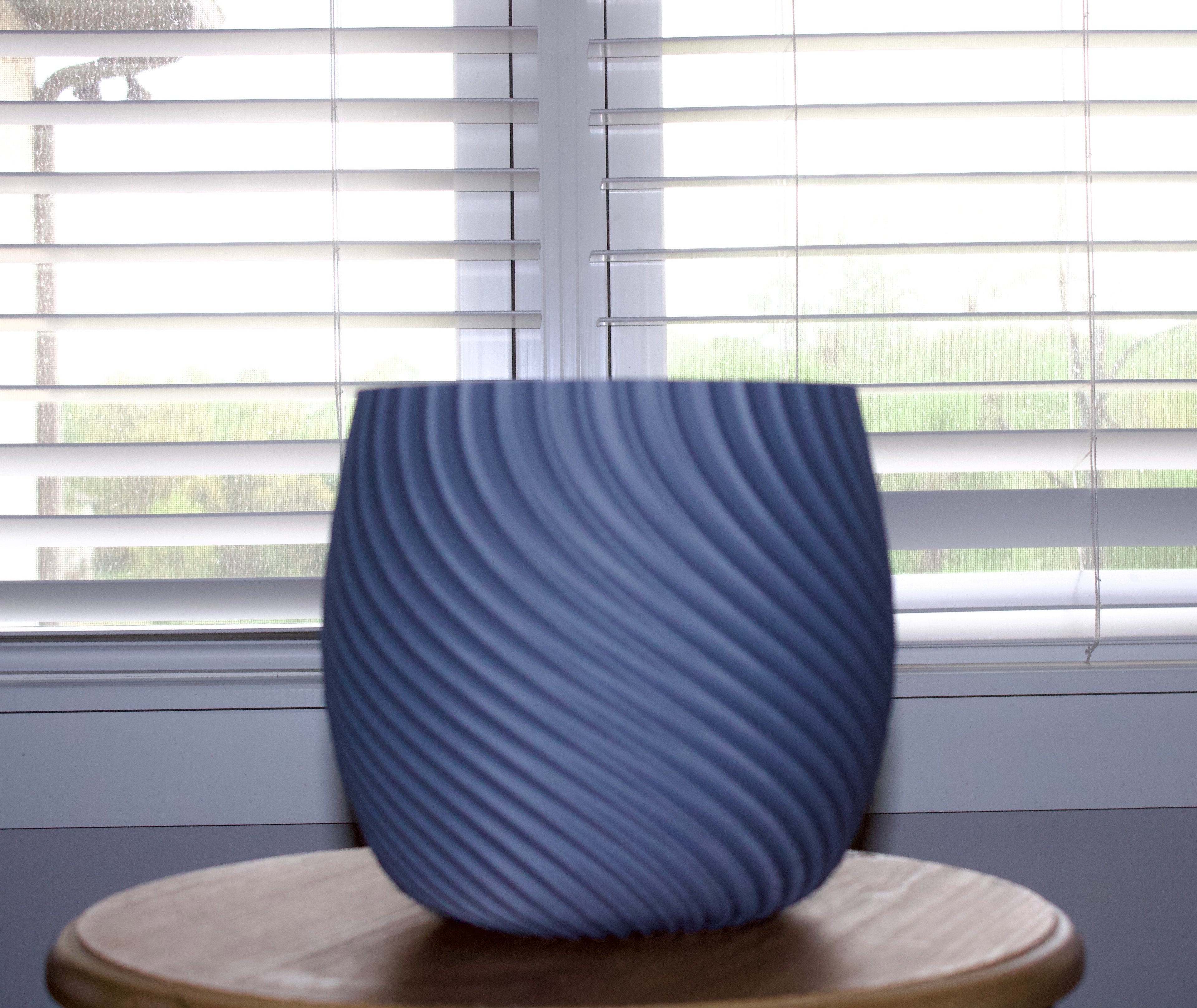 Spiral 3D-Printed Pot