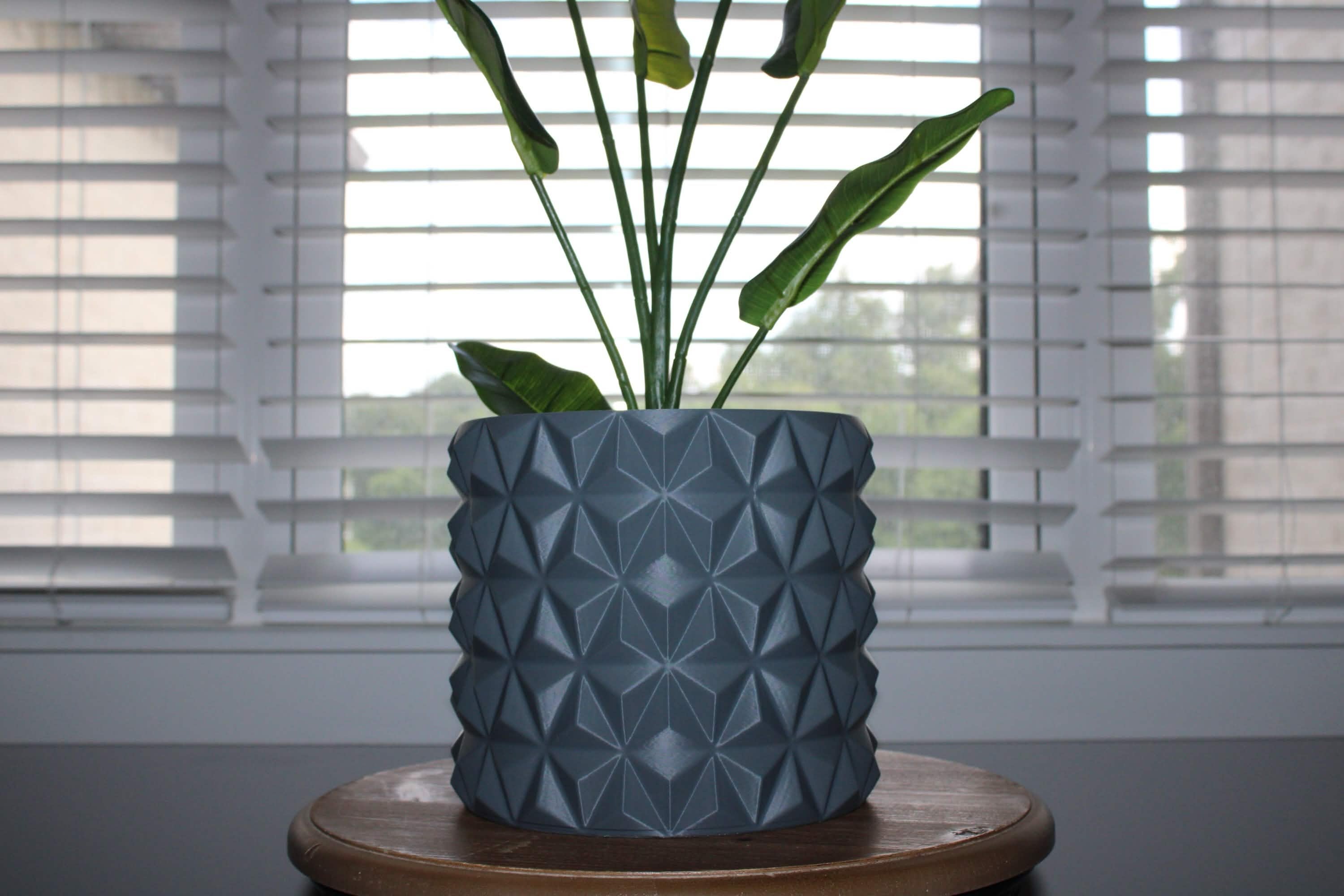 Polygon 3D-Printed Pot